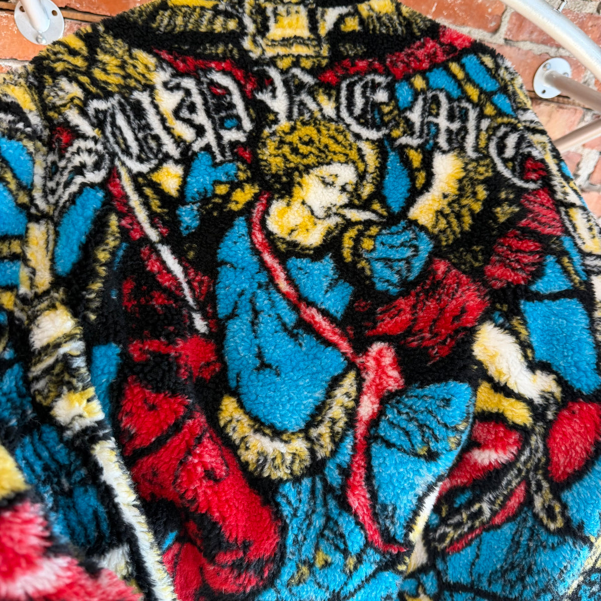 SUPREME SS21 SAINT MICHAEL FLEECE ZIP JACKET ‘MULTI’