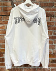 BALENCIAGA SS18 TATTOO LOGO HOODIE ‘WHITE’