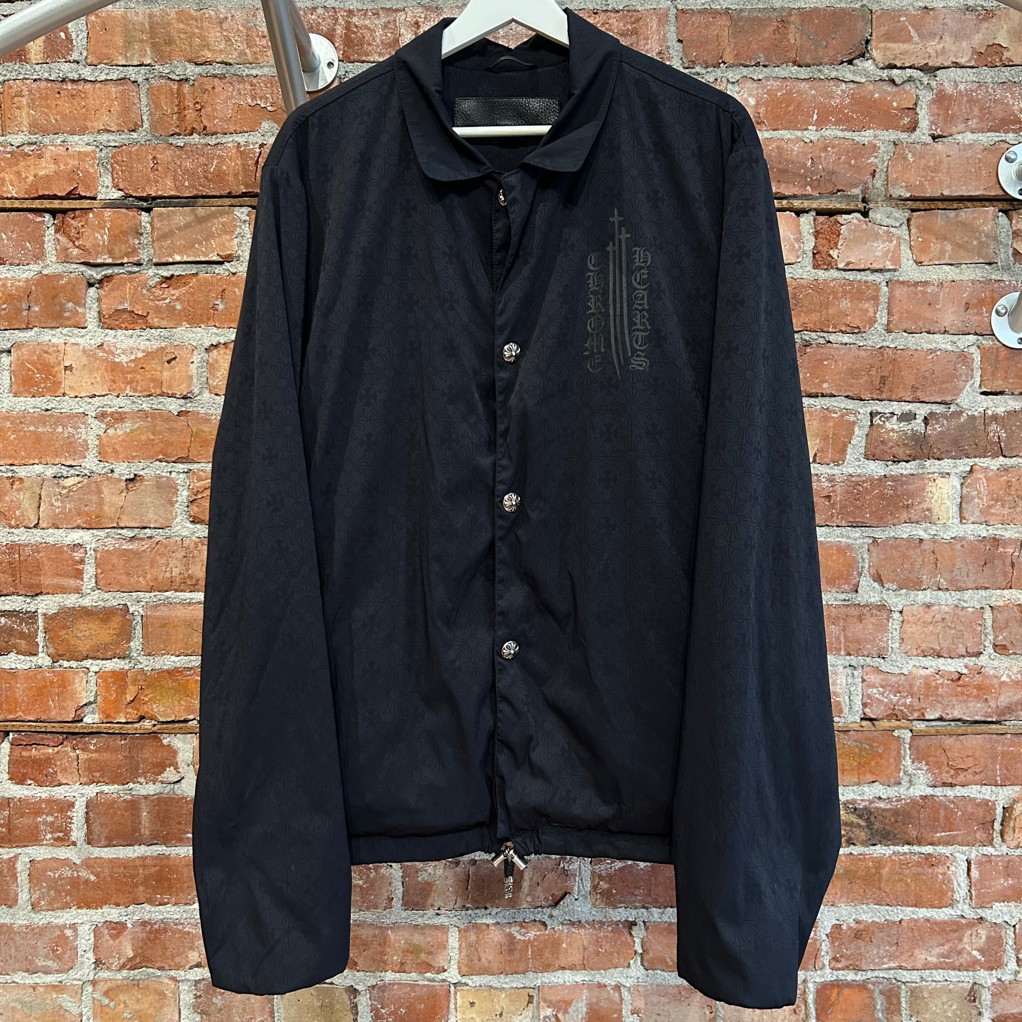 CHROME HEARTS RIGGINS V2 BASEBALL JACKET ‘BLACK’