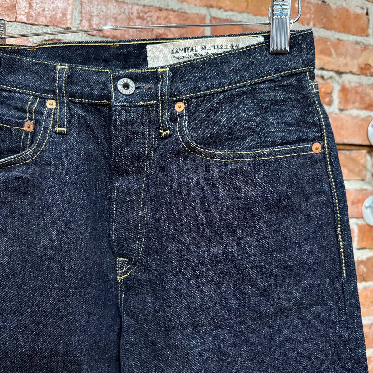 KAPITAL 5P SELVEDGE RED LINE RAW DENIM ‘INDIGO’