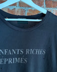 ENFANTES RICHES DÉPRIMÉS DISTRESSED LOGO TEE ‘BLACK’