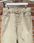 ACNE STUDIOS BAGGY BELTED JEANS ‘TAN’
