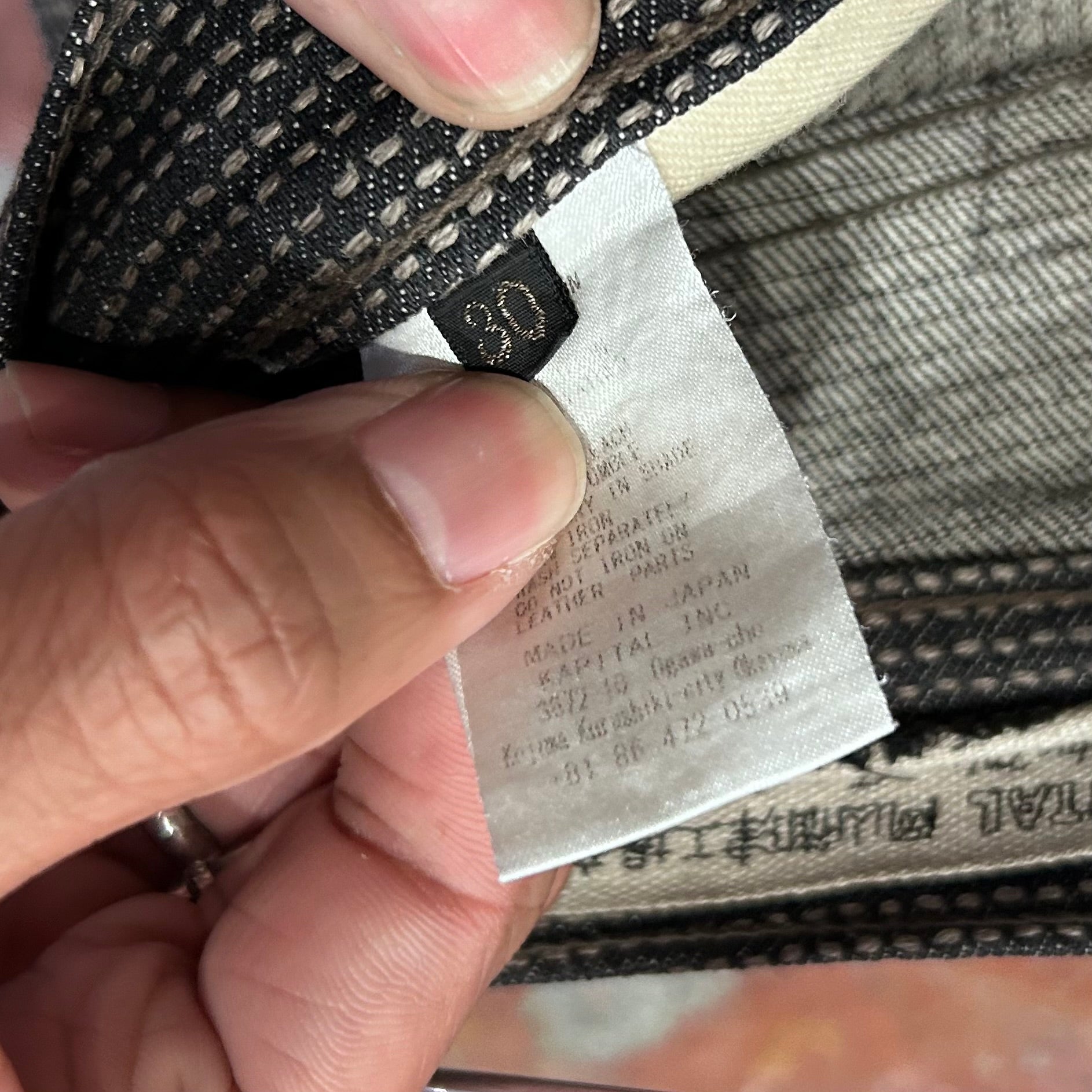 KAPITAL KOUNTRY MUD DYED CENTURY DENIM ‘BROWN’