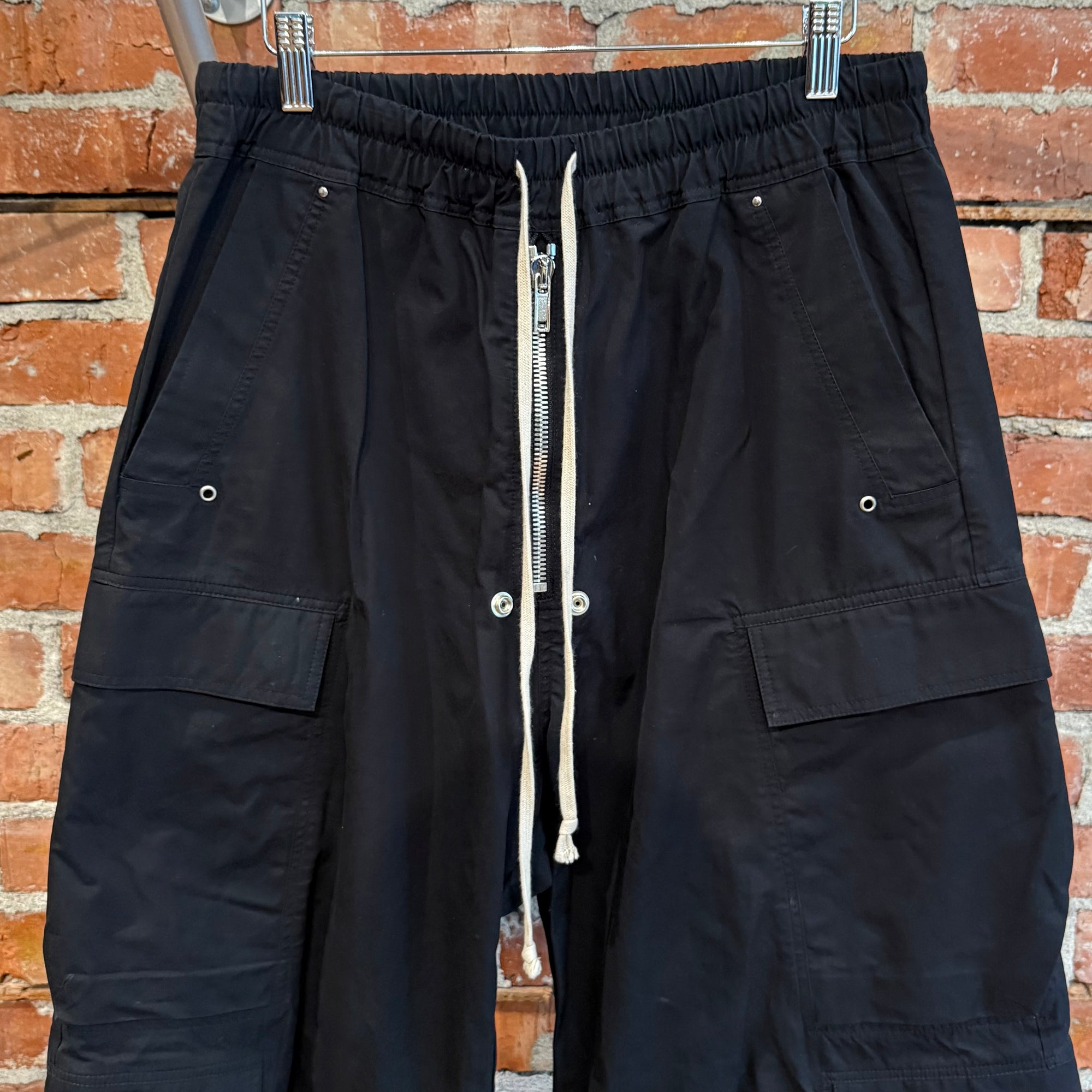RICK OWENS SS23 EDFU CARGO BELAS PANTS ‘BLACK’