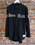 BEENTRILL BUTTON UP SHIRT ‘BLACK/WHITE’