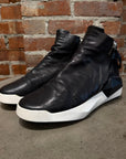 CINZIA ARAIA HIGHTOP LEATHER SNEAKERS ‘BLACK’