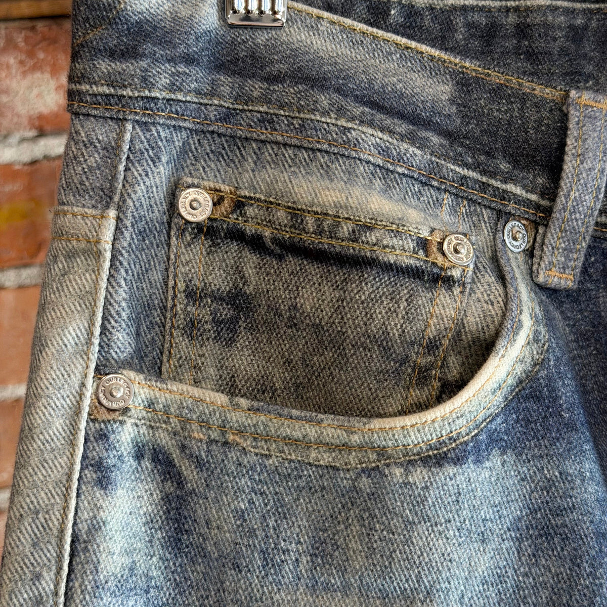 OUR LEGACY TROMPE PRINT THIRD CUT DIGITAL DENIM ‘LIGHT BLUE’