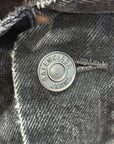 BALENCIAGA FW22 3B DISTRESSED DENIM JACKET ‘BLACK’