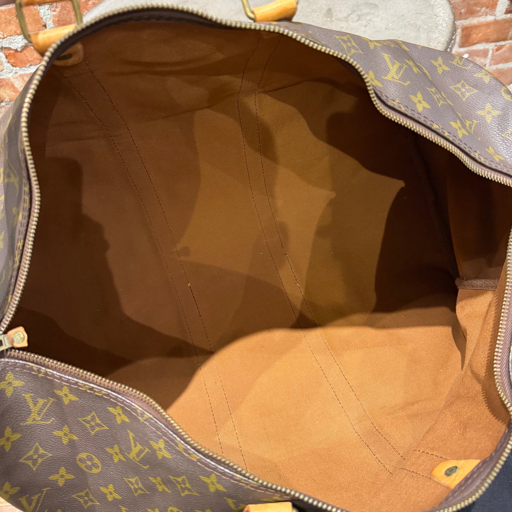 LOUIS VUITTON MONOGRAM KEEPALL 50 'BROWN'