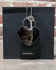 CHANEL CRUSH STORY LOCK CHARM NECKLACE ‘SILVER’