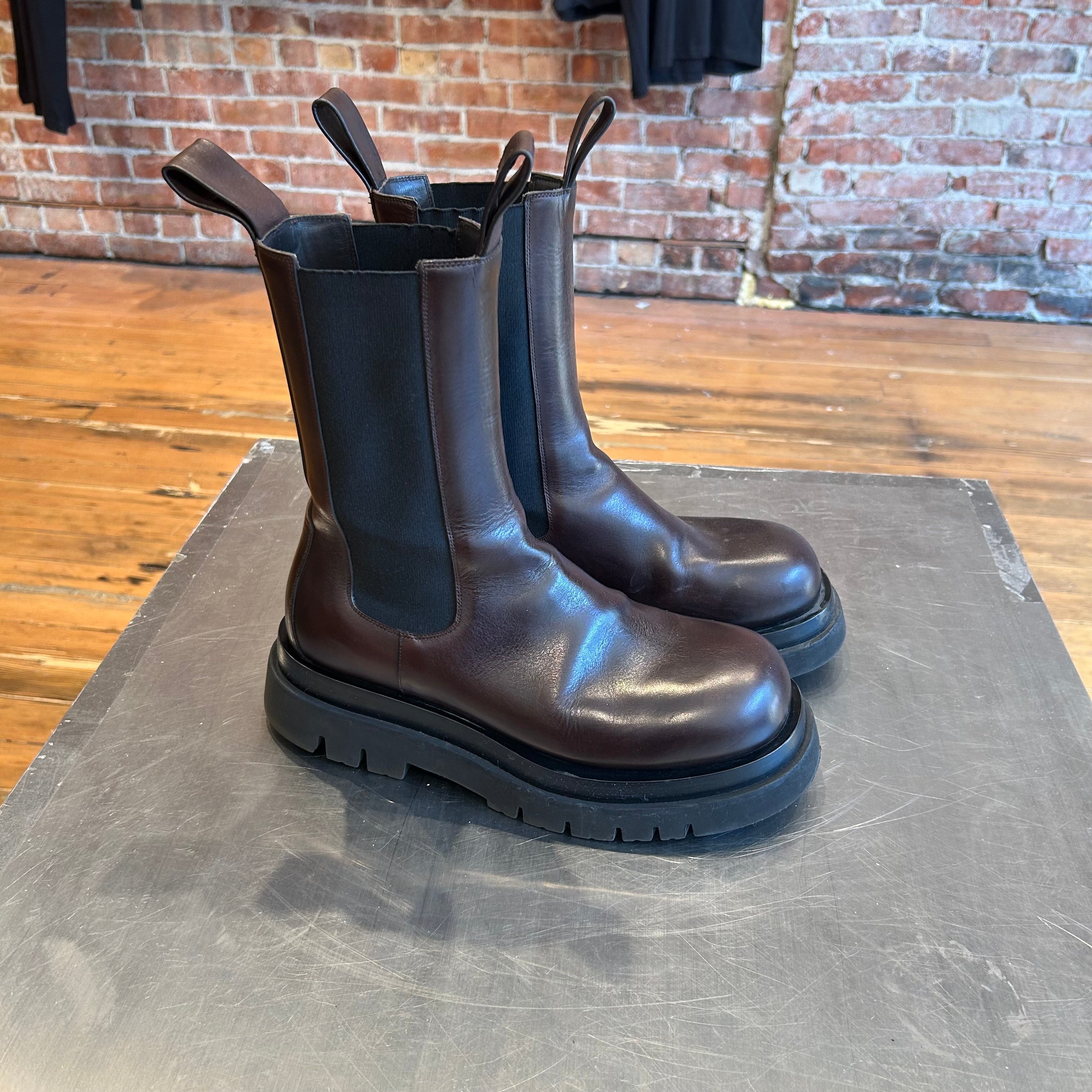 BOTTEGA VENETA LUG BOOT 'BROWN' – Sadō Room
