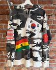 SUPREME FW14 INTERNATIONAL FLAGS HOODIE ‘SNOW CAMO’