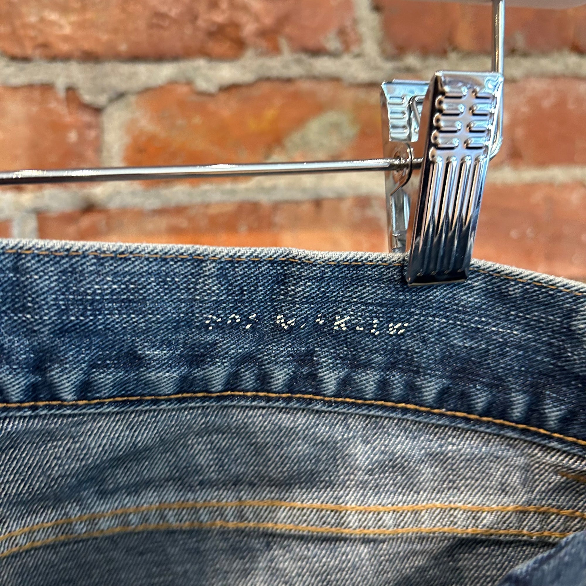 SAINT LAURENT AW16 UNIVERSITÉ PATCH D02 DENIM ‘BLUE’