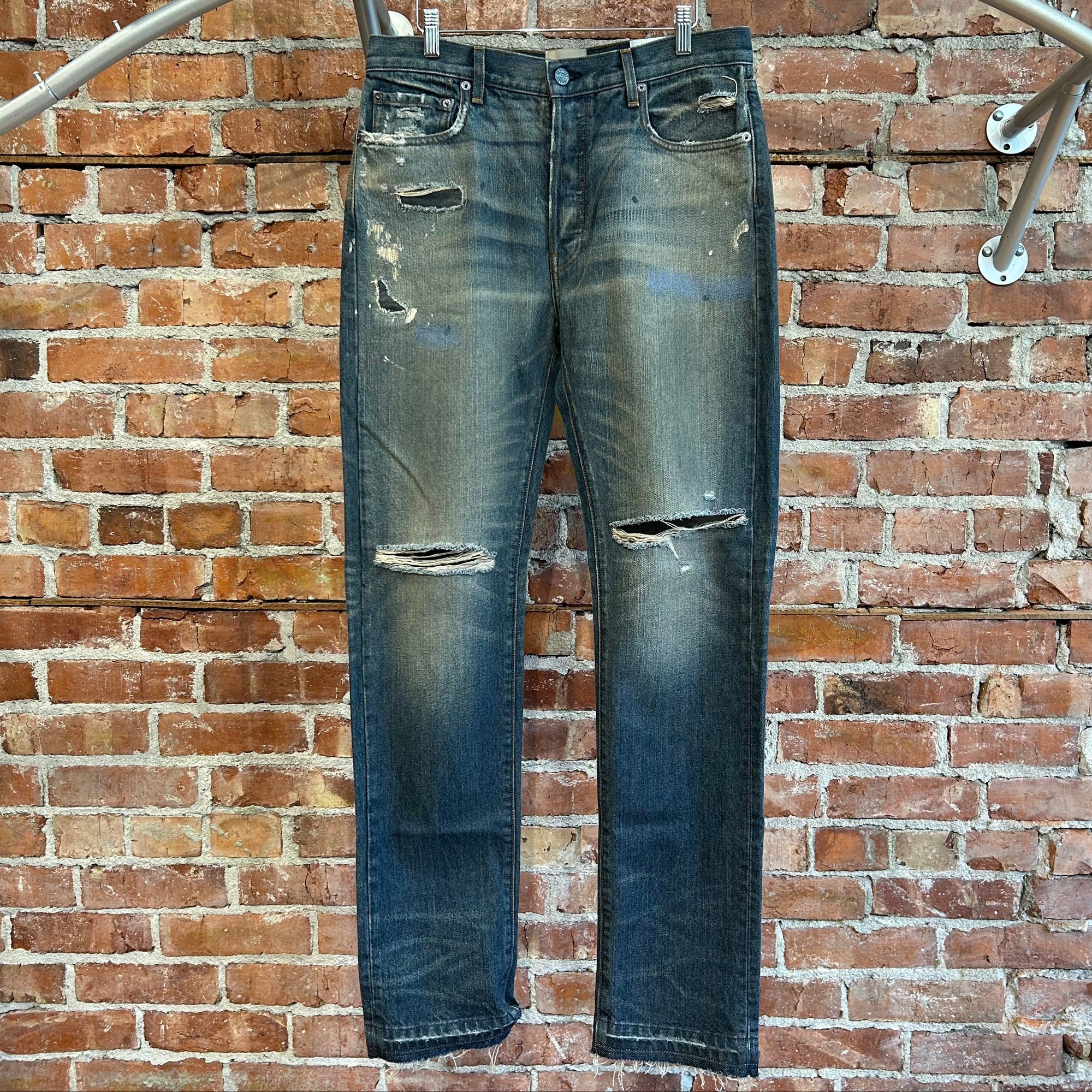 GALLERY DEPT. STARR 5001 MUDWASH DENIM ‘DARK BLUE’