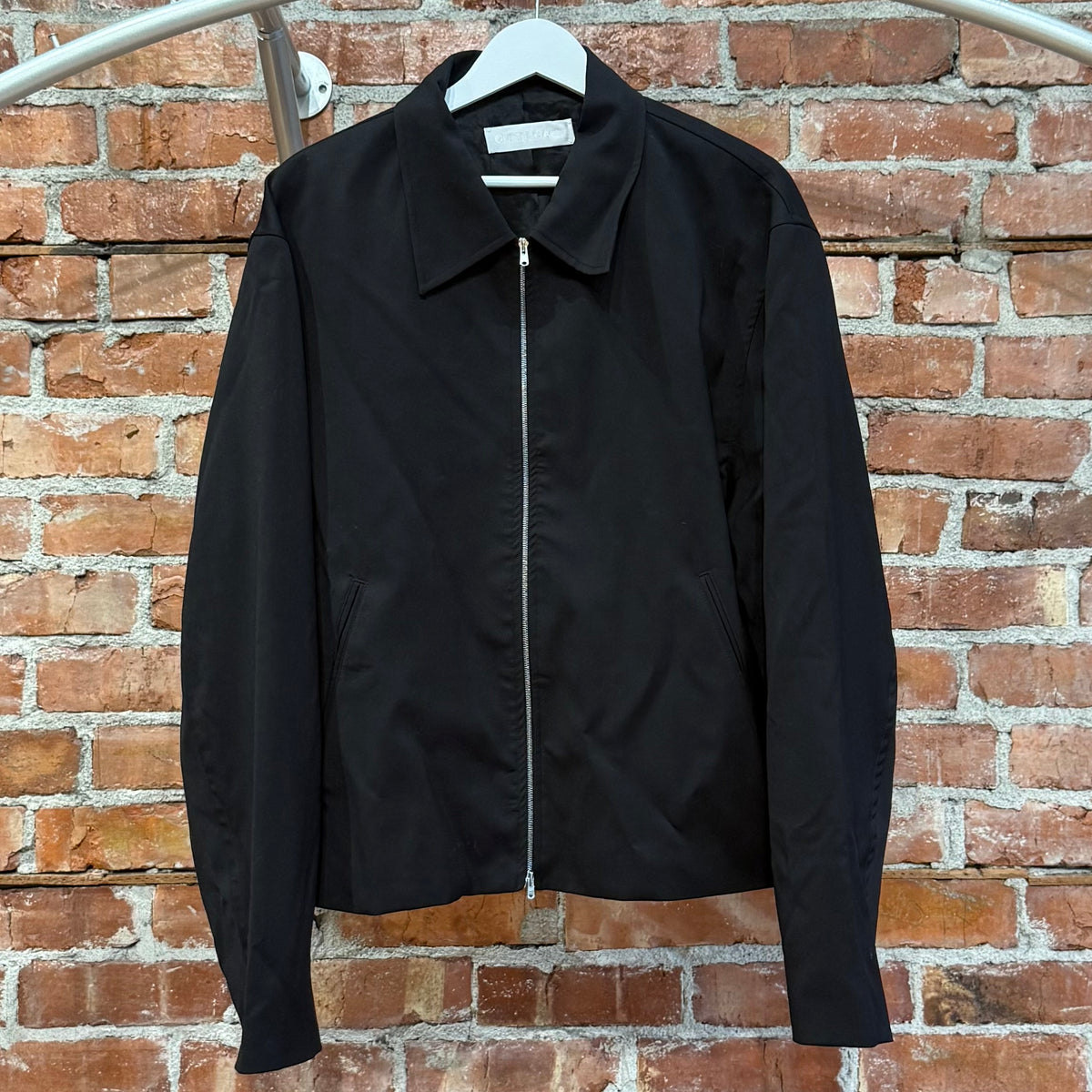 OUR LEGACY BLACK WORSTED WOOL MINI JACKET ‘BLACK’