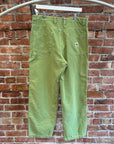 STUSSY DOUBLE KNEE CARPENTER PANTS ‘GREEN’