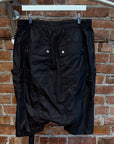 RICK OWENS DRKSDHW BAUHAUS CARGO SHORTS ‘BLACK’