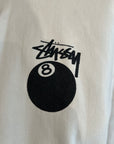 STUSSY 8-BALL PULLOVER HOODIE ‘WHITE’