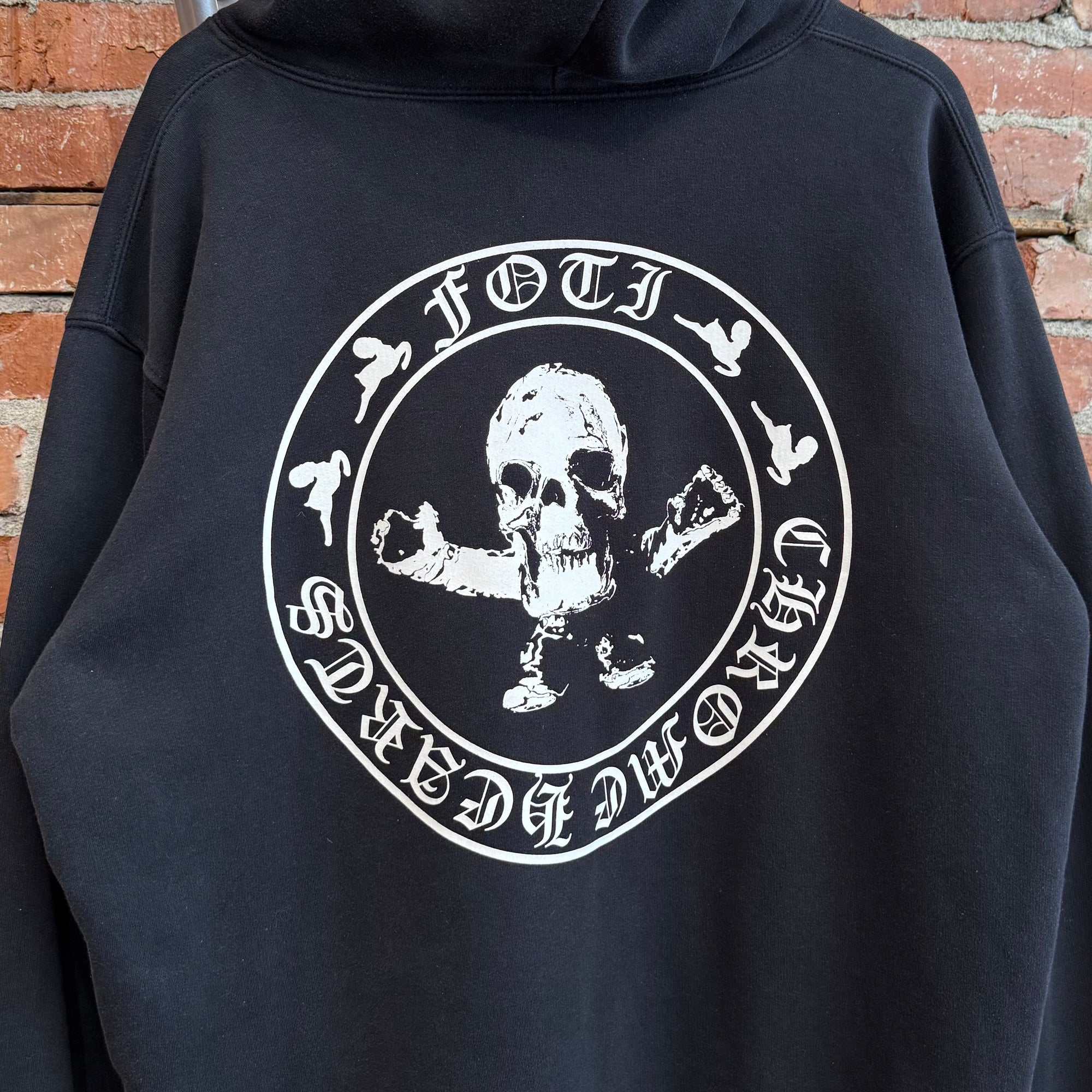 CHROME HEARTS FOTI THERMAL ZIP HOODIE ‘BLACK’