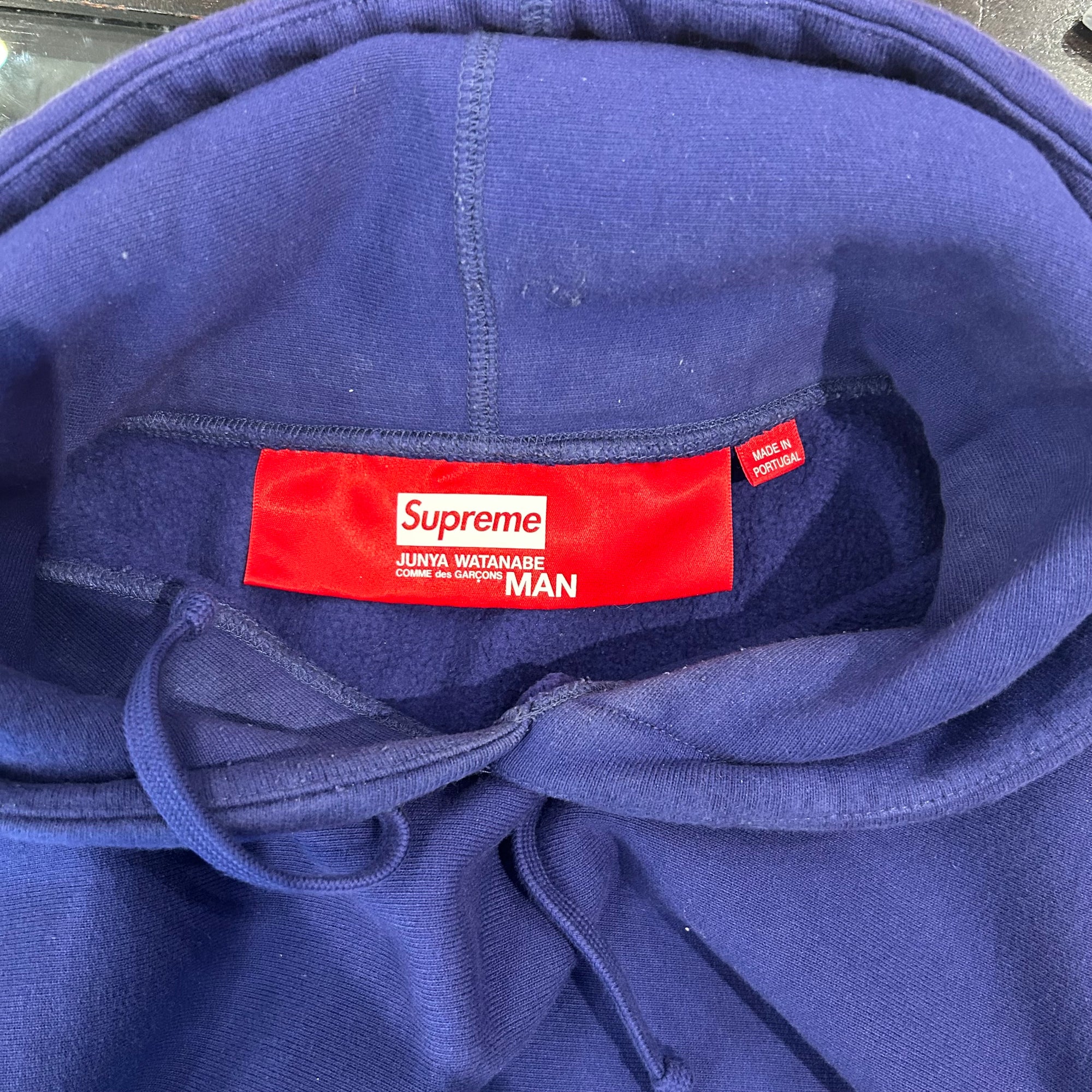 SUPREME X JUNYA WATANABE FW21 BOX LOGO HOODIE ‘BLUE’