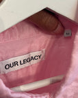OUR LEGACY DARLING COTTON SILK SHIRT ‘BABY PINK’