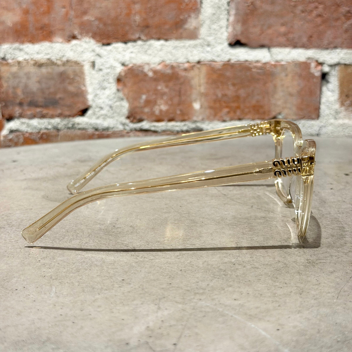 MIU MIU 06XV GLASSES ‘SAND CLEAR’