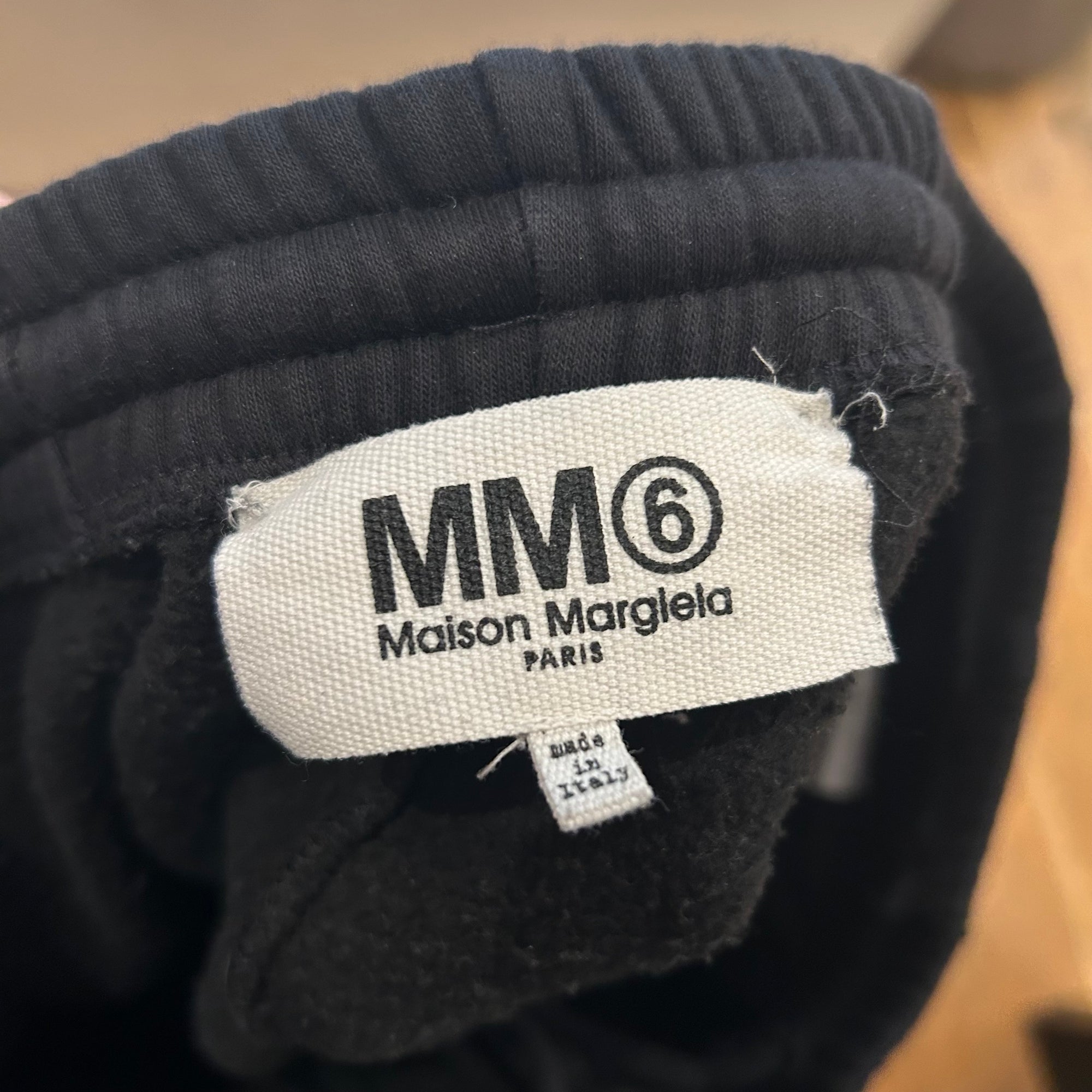 MAISON MARGIELA MM6 FLARED SWEATPANTS ‘BLACK’