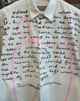 COMME DES GARÇONS HOMME PARFUMS POEM BUTTON UP ‘WHITE’