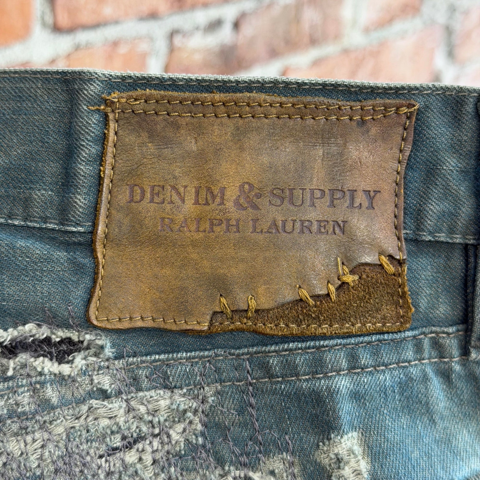 POLO RALPH LAUREN DENIM &amp; SUPPLY BORO REPAIR DENIM ‘MUD WASH’