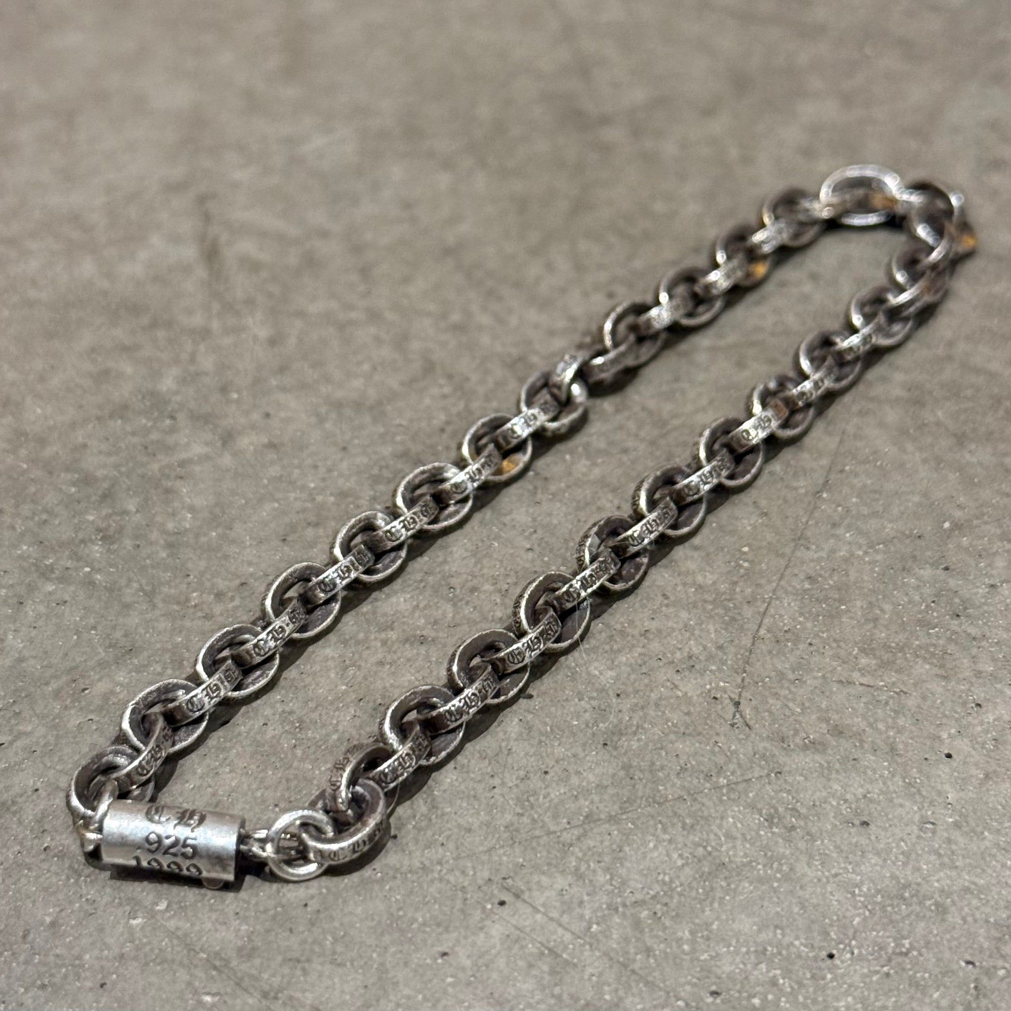 CHROME HEARTS 8” PAPER CHAIN BRACELET ‘SILVER’