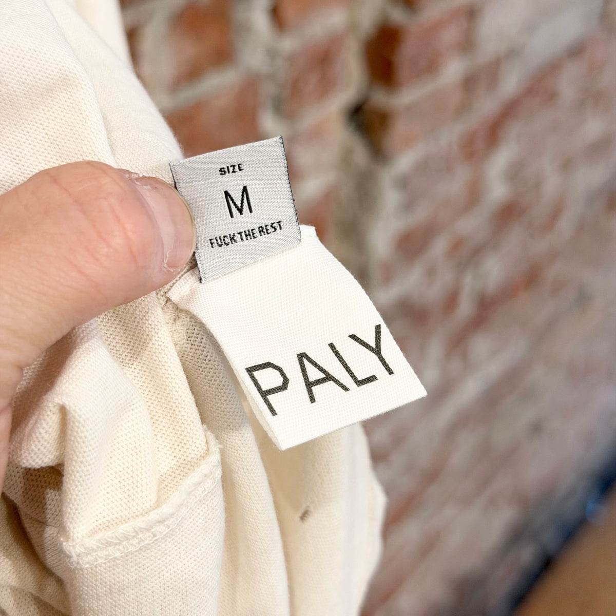 PALY HOLLYWOOD SS26 ANXIETY TEE ‘CREAM’