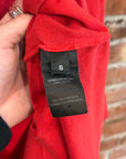 VETEMENTS AW18 LOVE ME TO DEATH LONGSLEEVE ‘RED’