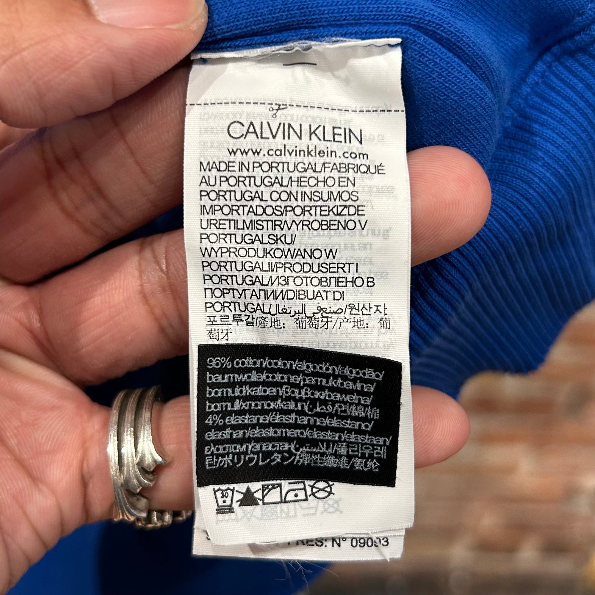 CALVIN KLEIN X HERON PRESTON HOODIE ‘BLUE’