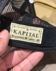 KAPITAL DENIM MEN LOVES CATS TRUCKER HAT ‘BLUE’