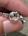 CHROME HEARTS BS FLEUR CHARM NECKLACE ‘SILVER’