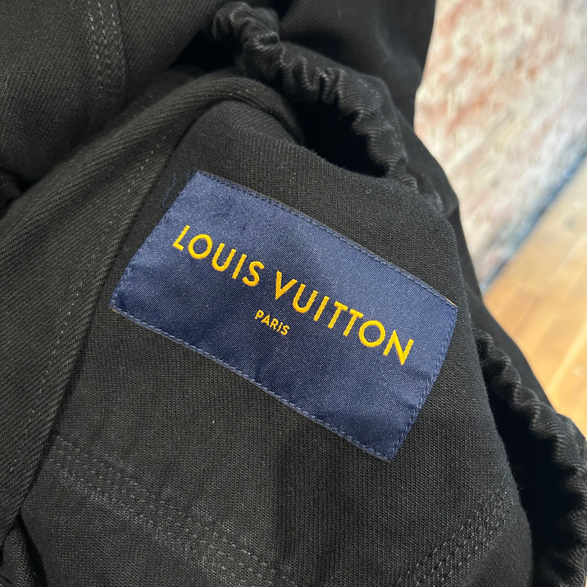 LOUIS VUITTON MONOGRAM HOODED CARPENTER JACKET ‘BLACK/GOLD’