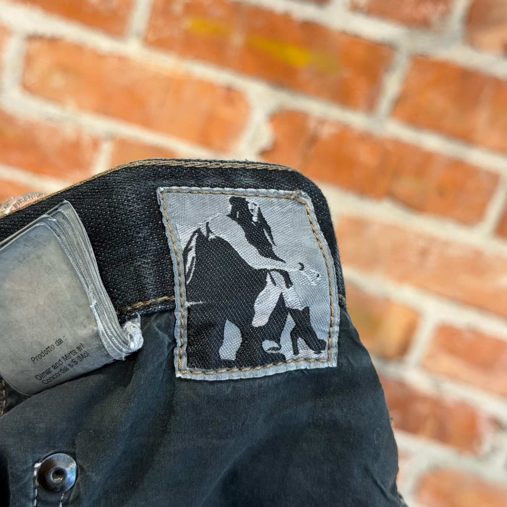 RICK OWENS FW07 EXPLODER DRKSDHW DETROIT DENIM ‘BLACK’