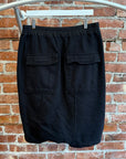 RICK OWENS DRKSHDW DRAWSTRING HEAVY COTTON POD SHORTS (S) ‘BLACK’