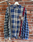 NEEDLES REBUILD 7 CUT FLANNEL ‘MULTI’