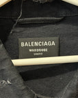 BALENCIAGA FW22 3B SPORTS ICON DENIM JACKET ‘BLACK’