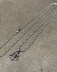 DEAL DESIGN LILY TOP FLEUR SML NECKLACE ‘SILVER’