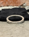 CHROME HEARTS 3MM MALIBU EXCLUSIVE SPACER RING ‘SILVER’