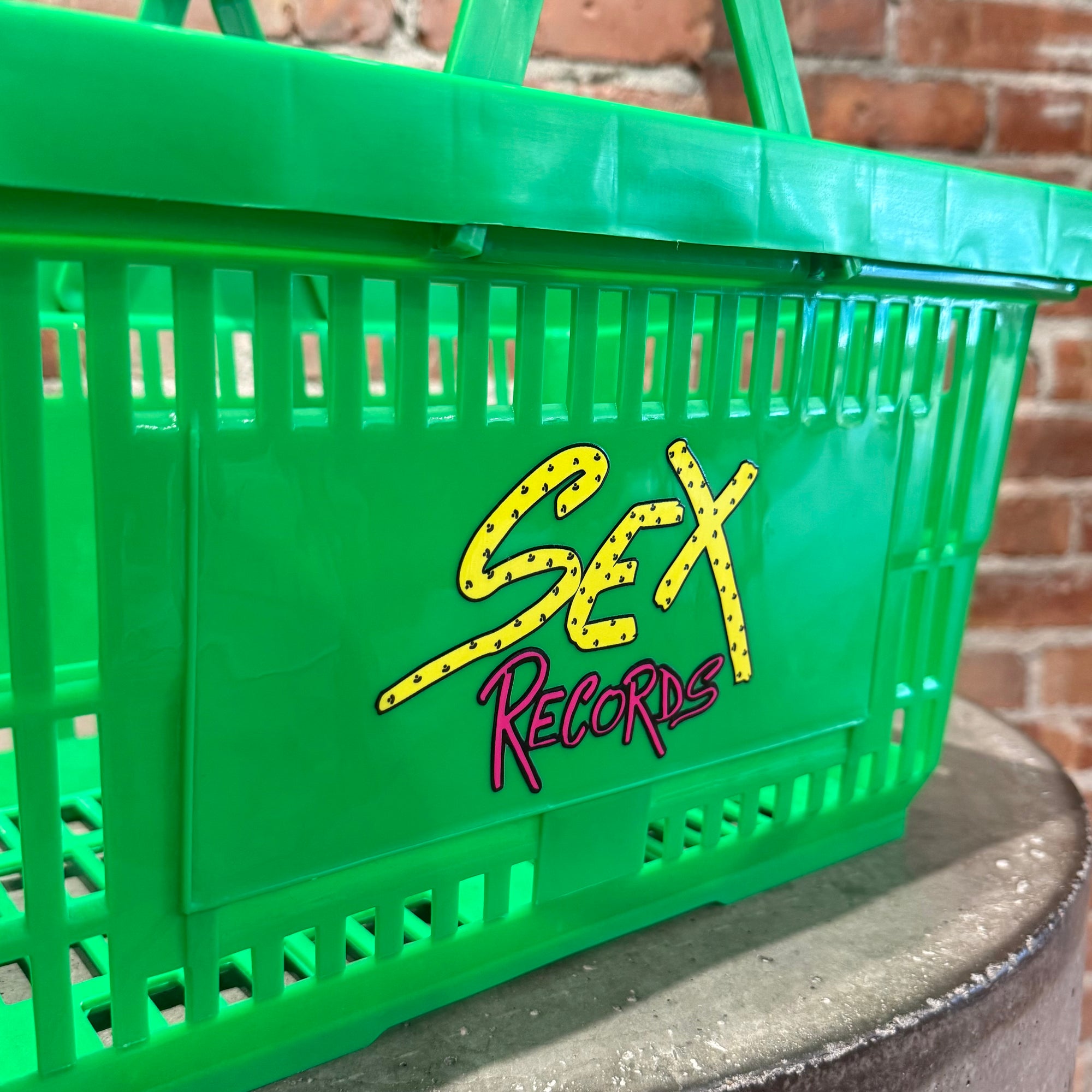 CHROME HEARTS MATTY BOY SEX RECORDS BASKET ‘GREEN’