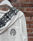 CHROME HEARTS LAS VEGAS EXCLUSIVE FLORAL LONG SLEEVE ‘WHITE’