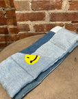 KAPITAL SELVIDGE DENIM SMILEY SCARF ‘INDIGO’