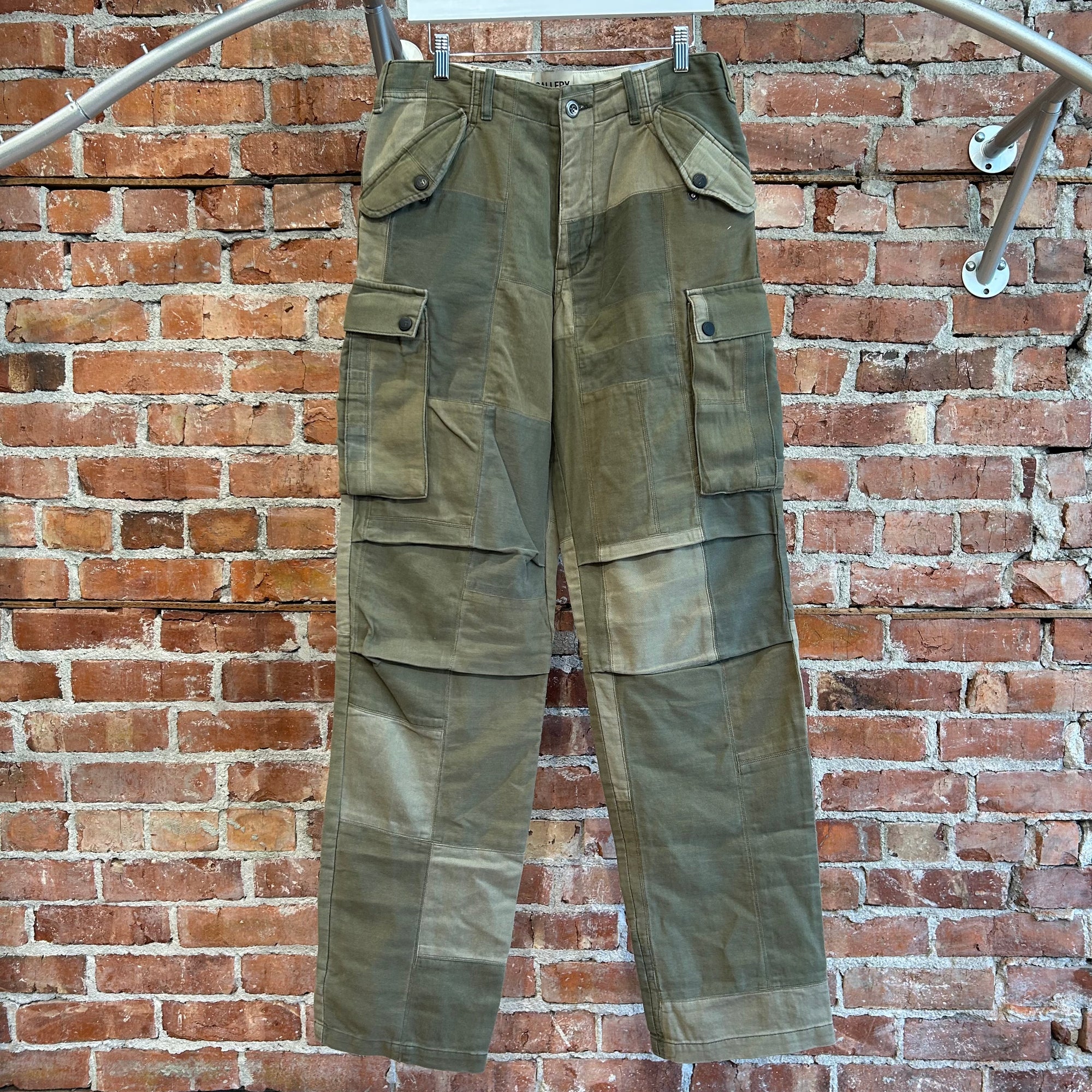 GALLERY DEPT. MARCUS PATCHWORK CARGO PANTS ‘OLIVE’