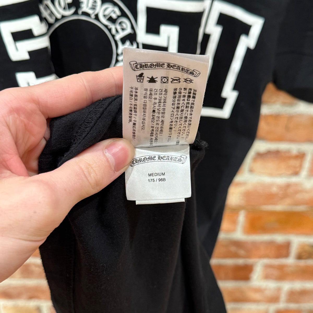 CHROME HEARTS FOTI TEE ‘BLACK’