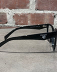 PRADA BUTTERFLY FRAME GLASSES ‘BLACK’