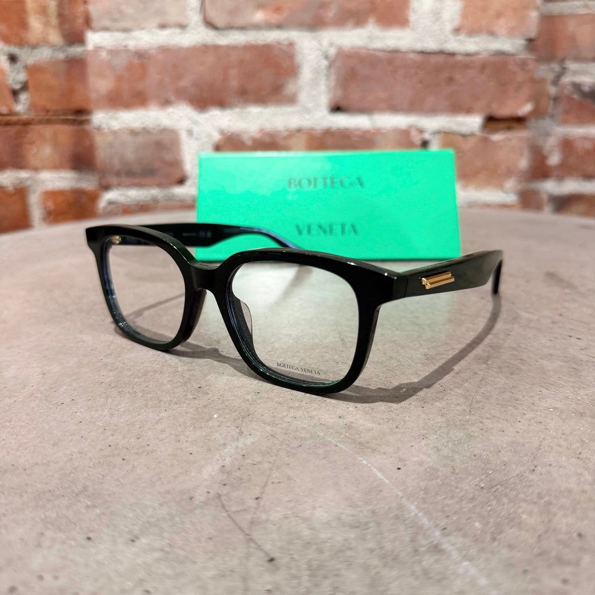 BOTTEGA VENETA BV1334OA CLASSIC GLASSES ‘DARK GREEN’