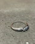 CHROME HEARTS SAPPHIRE BABY DAGGER RING 'SILVER'